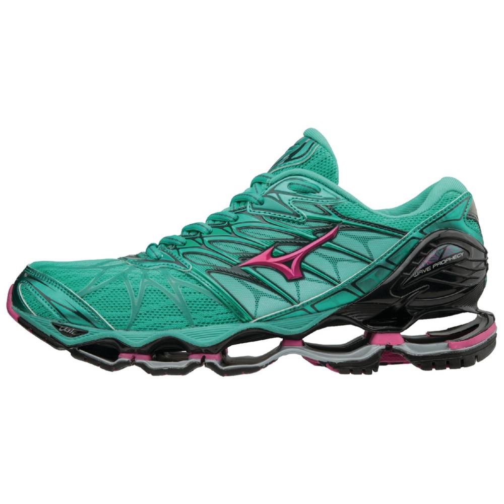 Sapatilhas Running Mizuno Wave Prophecy 7 - Mulher - Verdes - HDXZR9371